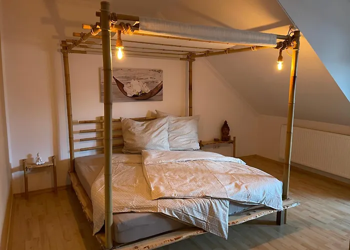 Appartement Bambus, Jungle, Dachterrasse & Bequem Bis Zentrum Radebeul